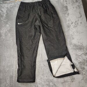 Nike Storm Fit‎ Waterproof 2.5 Training Pants Men's Large Black Ankle Zip 535636